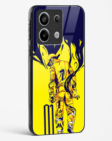 MS Dhoni Greatest Finisher Glass Case Phone Cover-(Xiaomi)