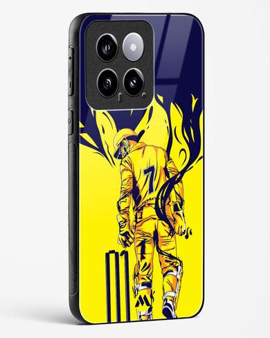 MS Dhoni Greatest Finisher Glass Case Phone Cover-(Xiaomi)