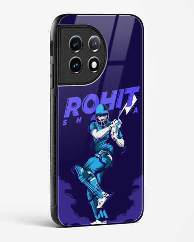 Rohit Hitman Sharma Glass Case Phone Cover (OnePlus)