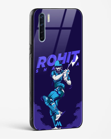 Rohit Hitman Sharma Glass Case Phone Cover-(Oppo)