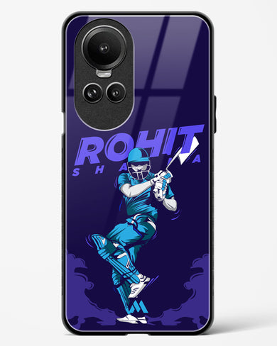 Rohit Hitman Sharma Glass Case Phone Cover-(Oppo)