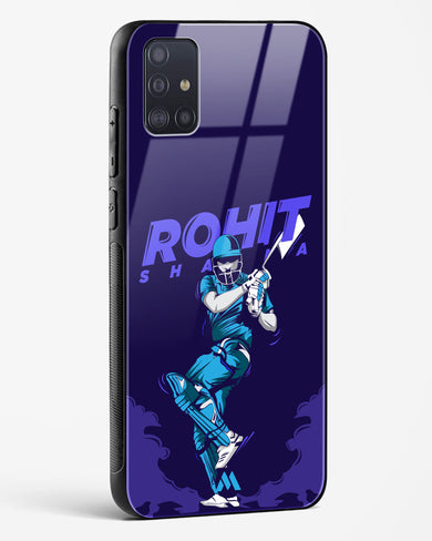 Rohit Hitman Sharma Glass Case Phone Cover-(Samsung)