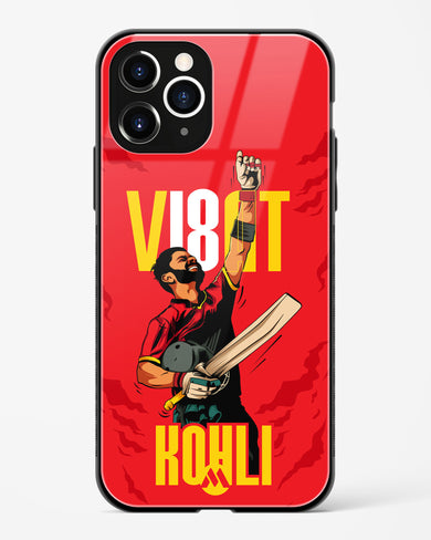 Virat King Kohli Glass Case Phone Cover (Apple)