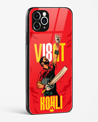 Virat King Kohli Glass Case Phone Cover (Apple)