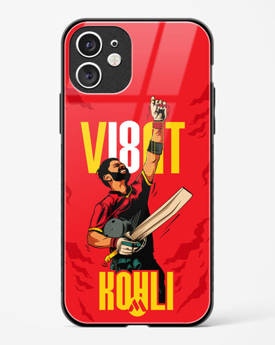 Virat King Kohli Glass Case Phone Cover-(Apple)