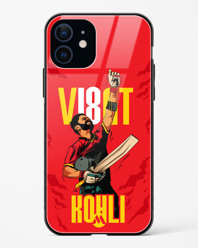 Virat King Kohli Glass Case Phone Cover (Apple)