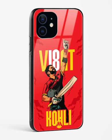 Virat King Kohli Glass Case Phone Cover (Apple)