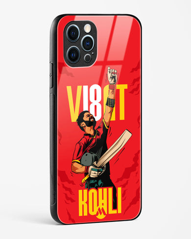 Virat King Kohli Glass Case Phone Cover (Apple)