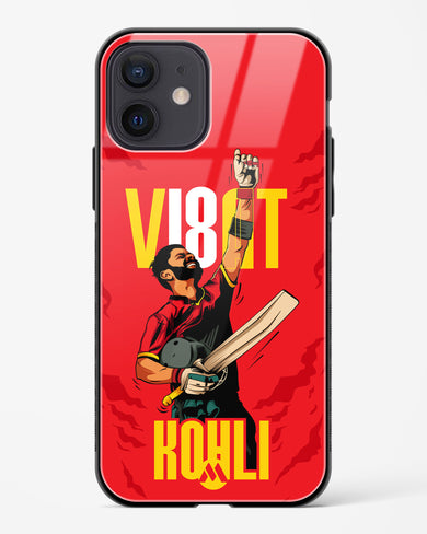 Virat King Kohli Glass Case Phone Cover-(Apple)