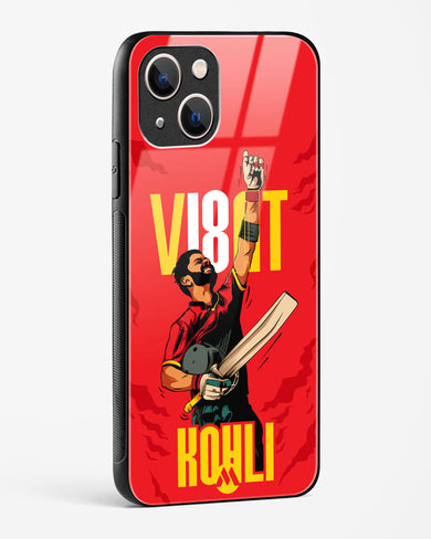 Virat King Kohli Glass Case Phone Cover-(Apple)