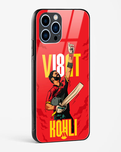 Virat King Kohli Glass Case Phone Cover-(Apple)