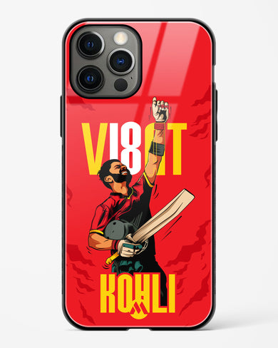 Virat King Kohli Glass Case Phone Cover (Apple)