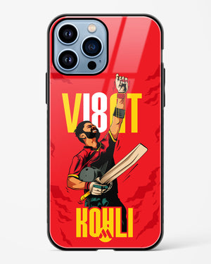 Virat King Kohli Glass Case Phone Cover (Apple)