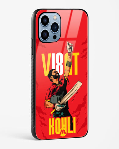 Virat King Kohli Glass Case Phone Cover (Apple)