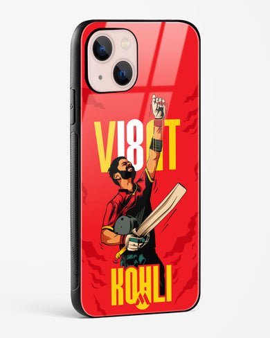 Virat King Kohli Glass Case Phone Cover-(Apple)