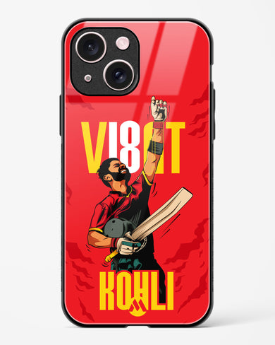 Virat King Kohli Glass Case Phone Cover (Apple)