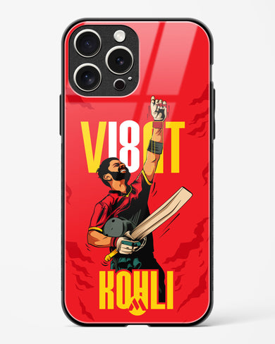 Virat King Kohli Glass Case Phone Cover (Apple)