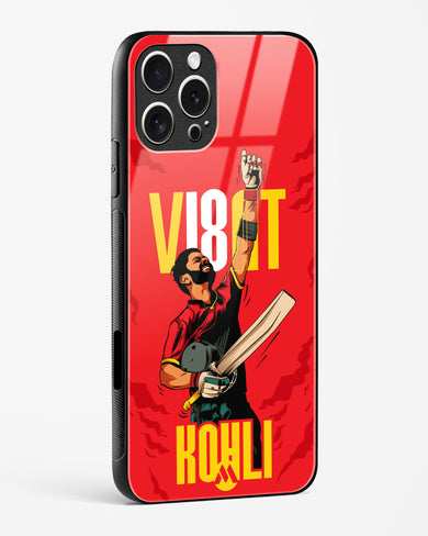 Virat King Kohli Glass Case Phone Cover (Apple)