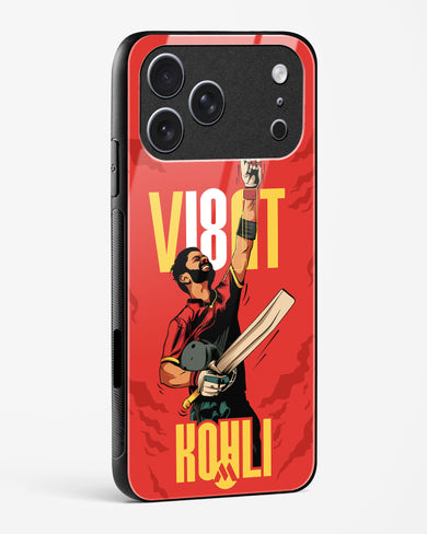 Virat King Kohli Glass Case Phone Cover (Apple)