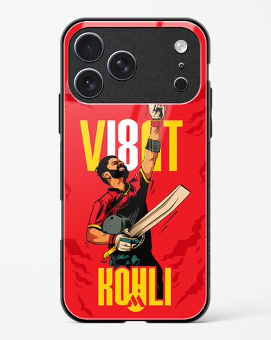 Virat King Kohli Glass Case Phone Cover (Apple)