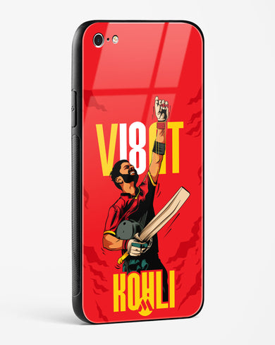 Virat King Kohli Glass Case Phone Cover (Apple)