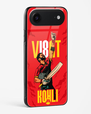 Virat King Kohli Glass Case Phone Cover (Apple)