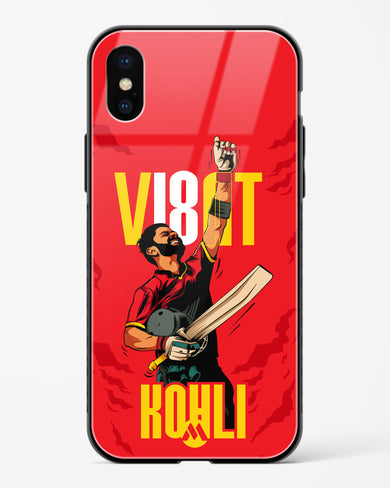 Virat King Kohli Glass Case Phone Cover (Apple)