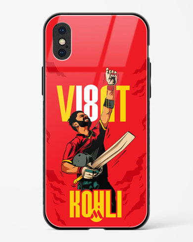 Virat King Kohli Glass Case Phone Cover (Apple)