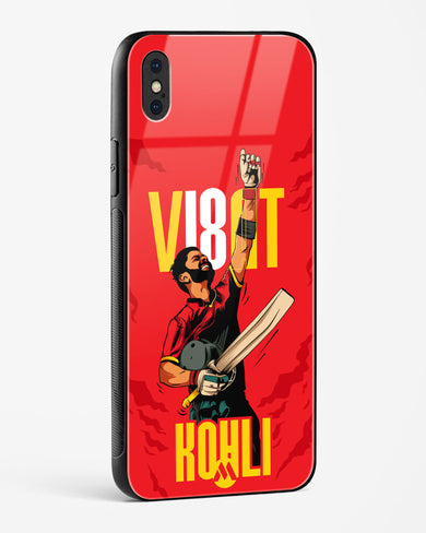 Virat King Kohli Glass Case Phone Cover-(Apple)