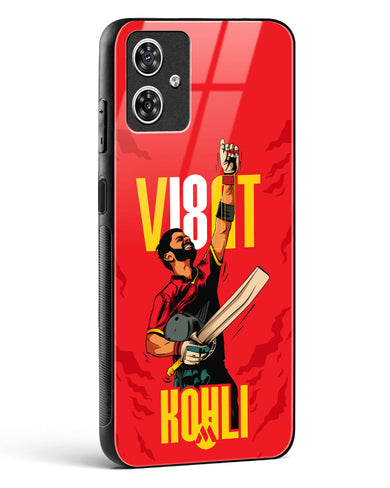 Virat King Kohli Glass Case Phone Cover-(Motorola)