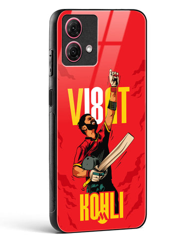 Virat King Kohli Glass Case Phone Cover-(Motorola)