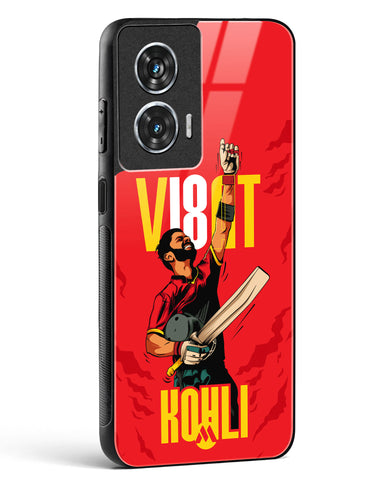 Virat King Kohli Glass Case Phone Cover (Motorola)