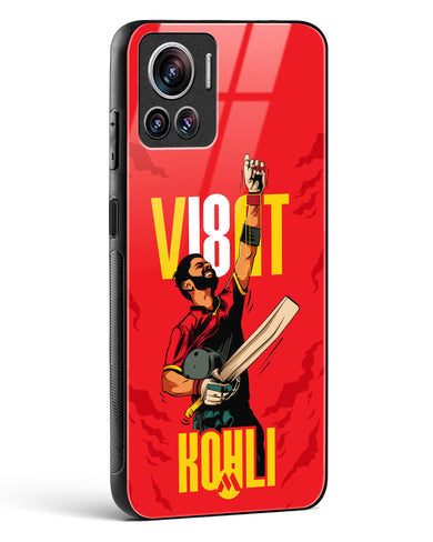 Virat King Kohli Glass Case Phone Cover-(Motorola)