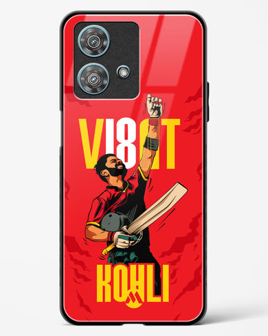 Virat King Kohli Glass Case Phone Cover-(Motorola)