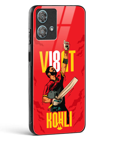 Virat King Kohli Glass Case Phone Cover (Motorola)