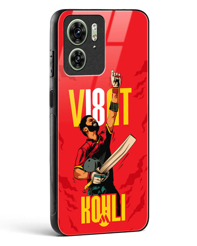 Virat King Kohli Glass Case Phone Cover-(Motorola)