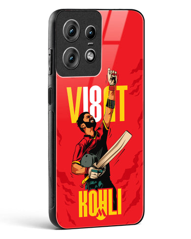 Virat King Kohli Glass Case Phone Cover (Motorola)