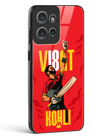 Virat King Kohli Glass Case Phone Cover (Motorola)