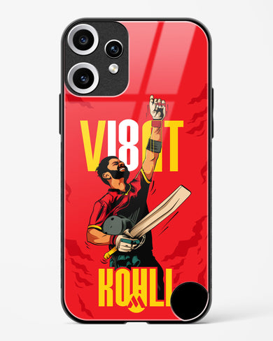 Virat King Kohli Glass Case Phone Cover (Nothing)