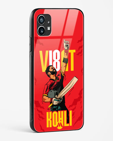 Virat King Kohli Glass Case Phone Cover (Nothing)