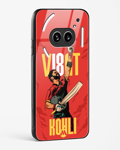Virat King Kohli Glass Case Phone Cover (Nothing)