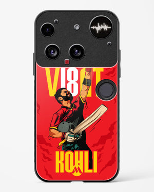 Virat King Kohli Glass Case Phone Cover (Nothing)