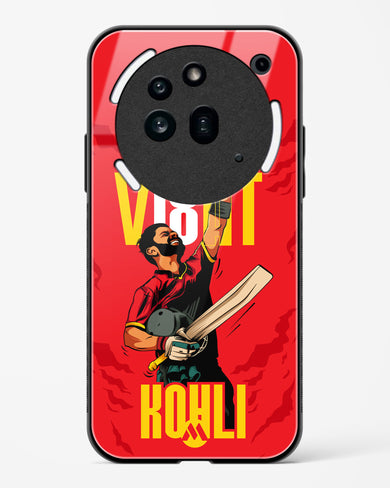Virat King Kohli Glass Case Phone Cover (Nothing)
