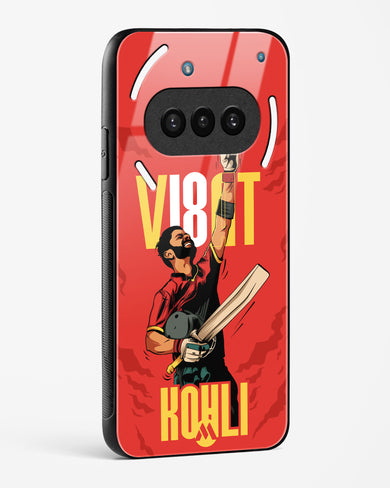 Virat King Kohli Glass Case Phone Cover (Nothing)