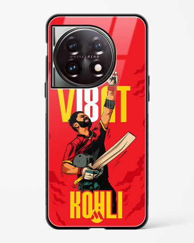 Virat King Kohli Glass Case Phone Cover-(OnePlus)