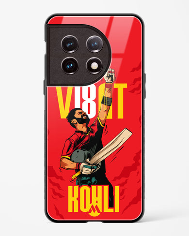 Virat King Kohli Glass Case Phone Cover (OnePlus)