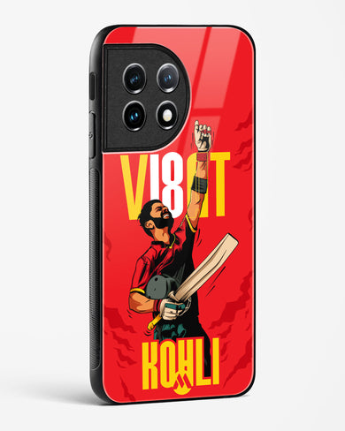 Virat King Kohli Glass Case Phone Cover (OnePlus)