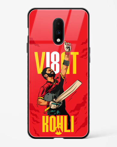 Virat King Kohli Glass Case Phone Cover-(OnePlus)