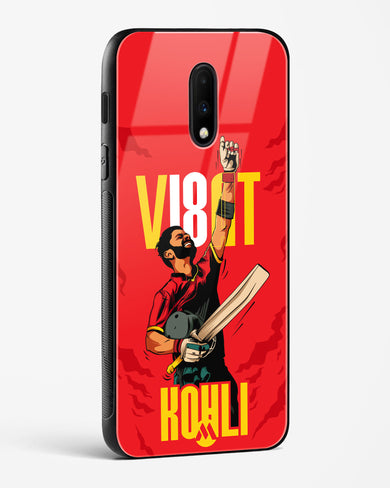 Virat King Kohli Glass Case Phone Cover-(OnePlus)