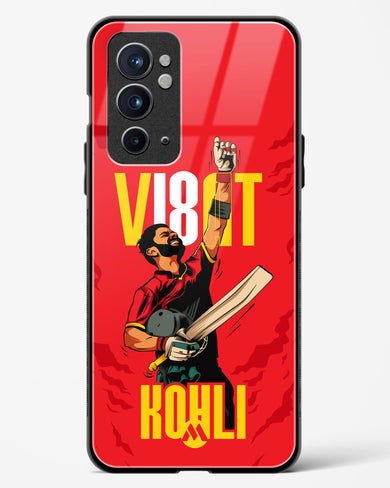 Virat King Kohli Glass Case Phone Cover-(OnePlus)